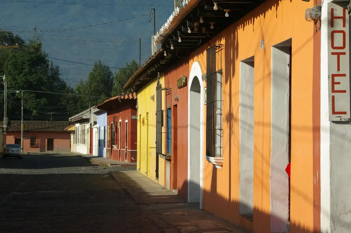 A street in Antigua Guatemala